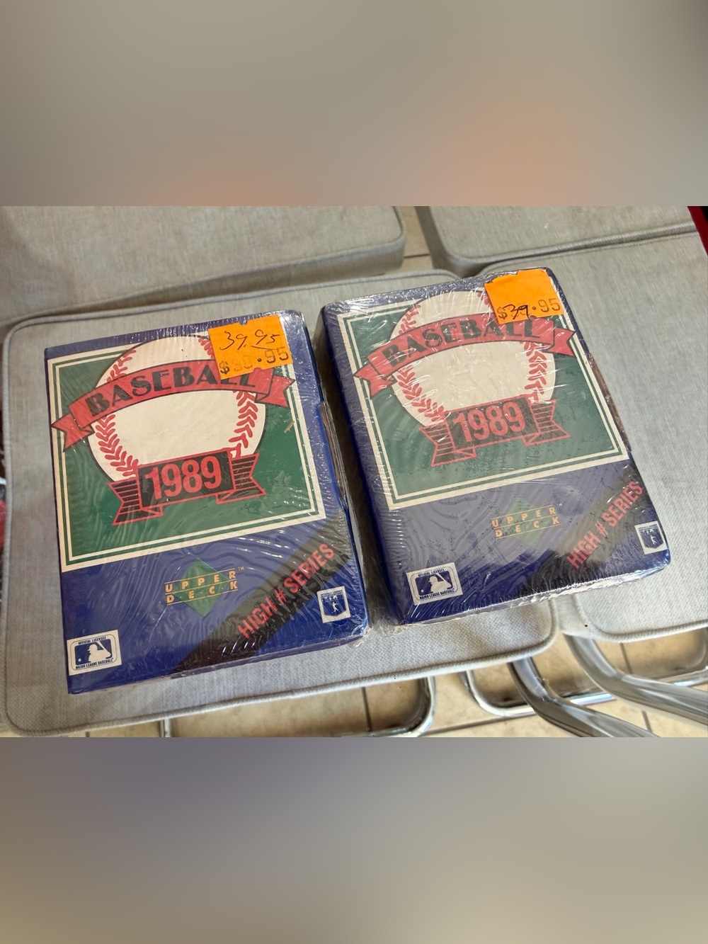 1989 Upper Deck Baseball High Number Series Factory Sealed Set Lot of 2